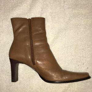 Parade tan booties heels size 8
